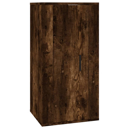 8 Piece TV Cabinet Set Smoked Oak Engineered Wood