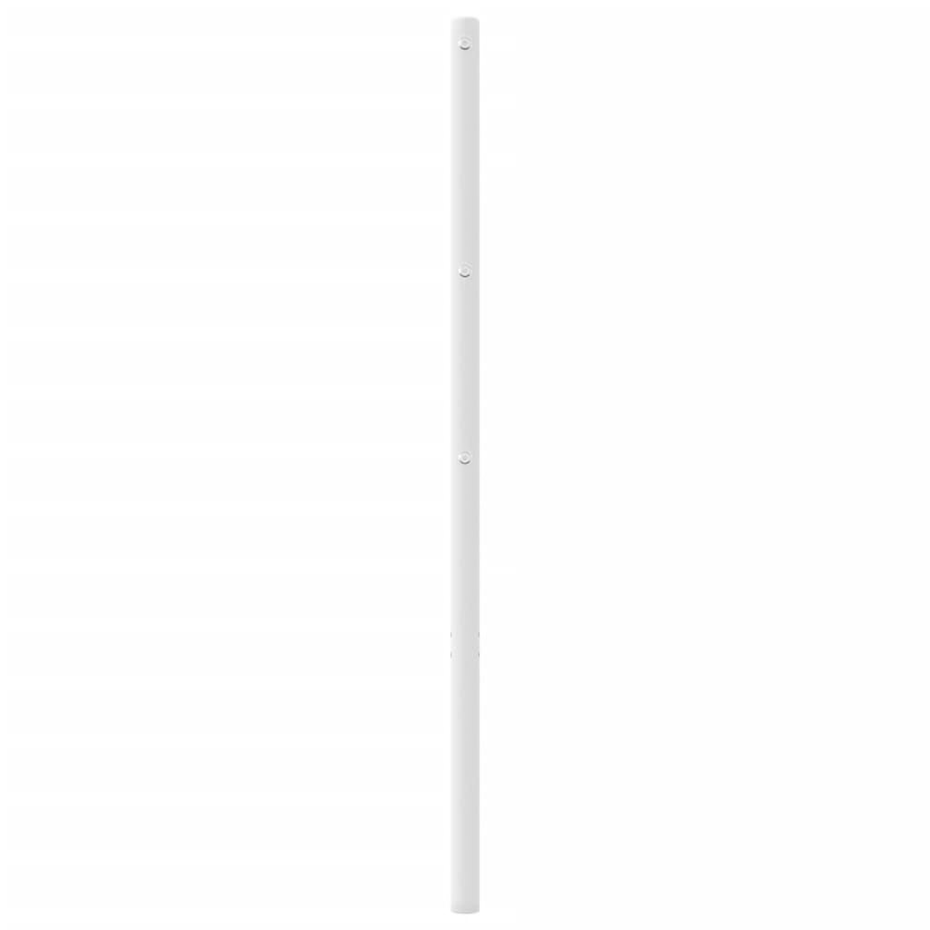 Metal Headboard White 200 cm