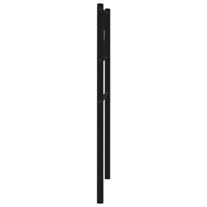 Metal Headboard Black 75 cm