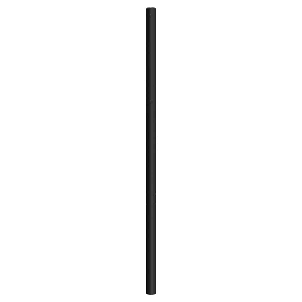 Metal Headboard Black 150 cm