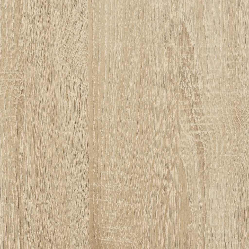 Bed Frame without Mattress Sonoma Oak 140x190 cm