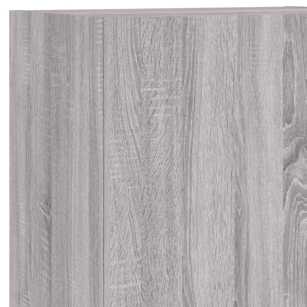 4 Piece TV Wall Units Grey Sonoma Engineered Wood