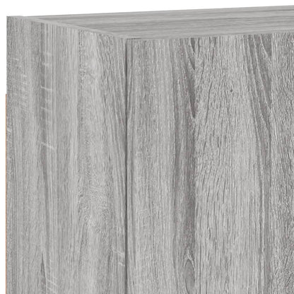 4 Piece TV Wall Units Grey Sonoma Engineered Wood