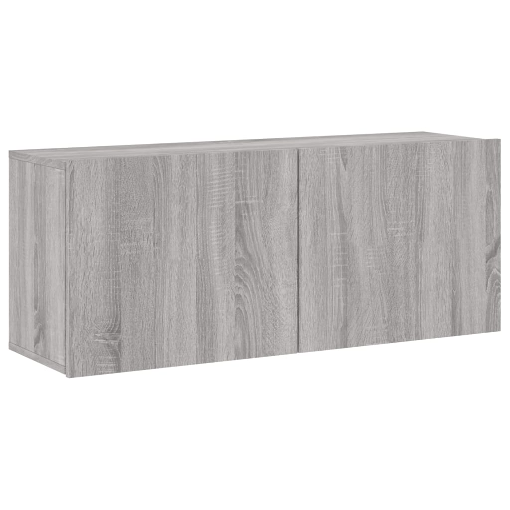 5 Piece TV Wall Units Grey Sonoma Engineered Wood