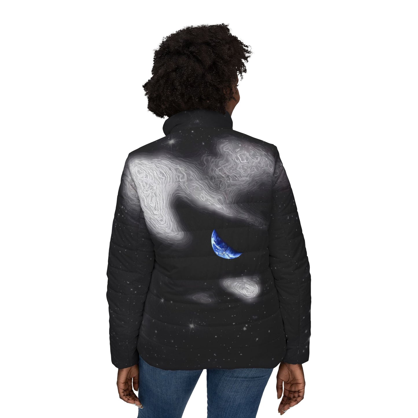 In The Quiet of Your Mind - Womens Puffer Jacket