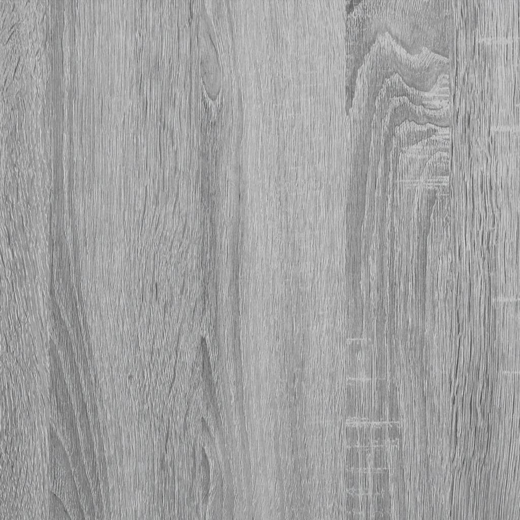Highboard Grey Sonoma 80x35x180 cm Engineered Wood