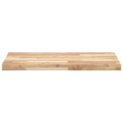 Bathroom Vanity Top Untreated 160x50x4 cm Solid Wood Acacia