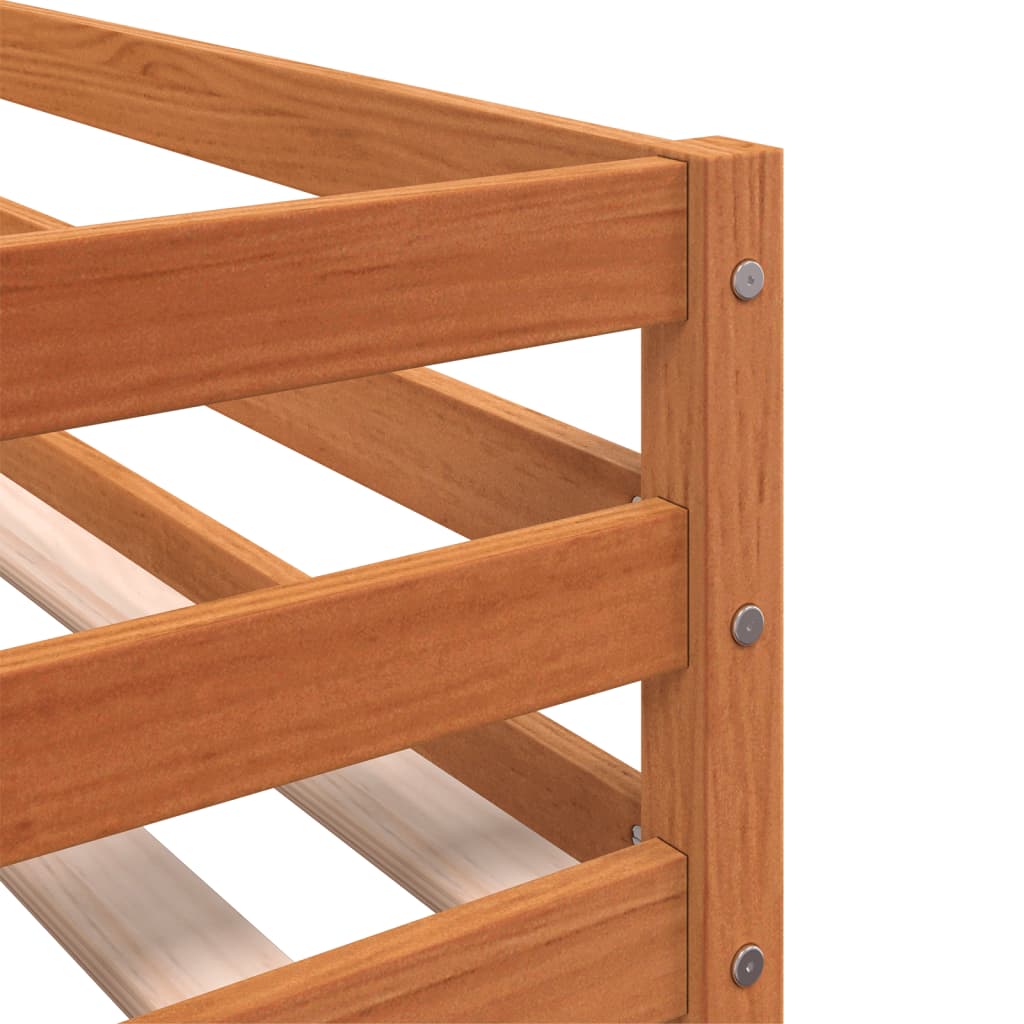 Bunk Bed without Mattress Blue 90x200 cm Solid Wood Pine