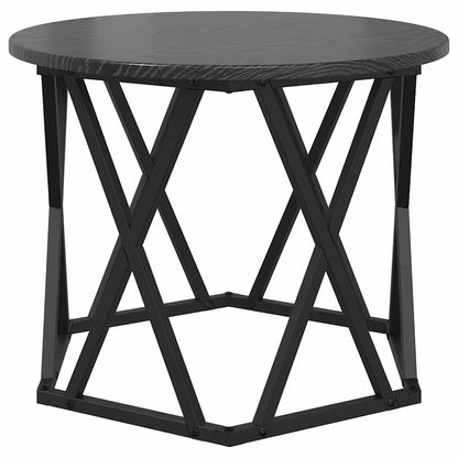 Nesting Side Table 3 pcs Black oak 53 x 53 x 40 cm