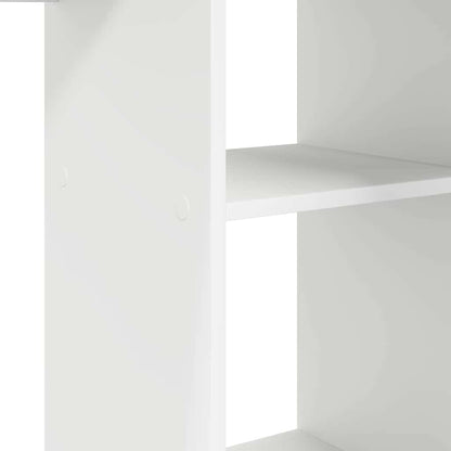 Desk with Shelf White 142 x 102 x 73 cm Engineered wood