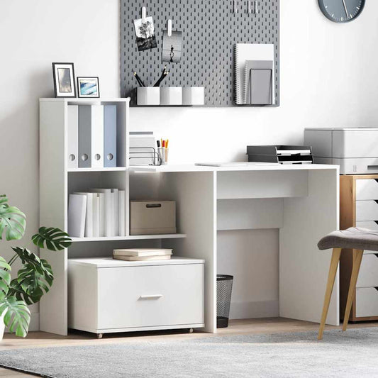 Drawer Cabinet White 55 x 45 x 33.5 cm Engineered wood