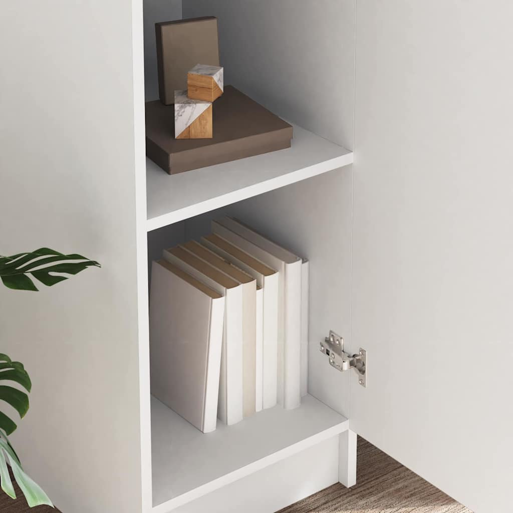 Highboard White 35 x 39 x 168 cm Engineered wood