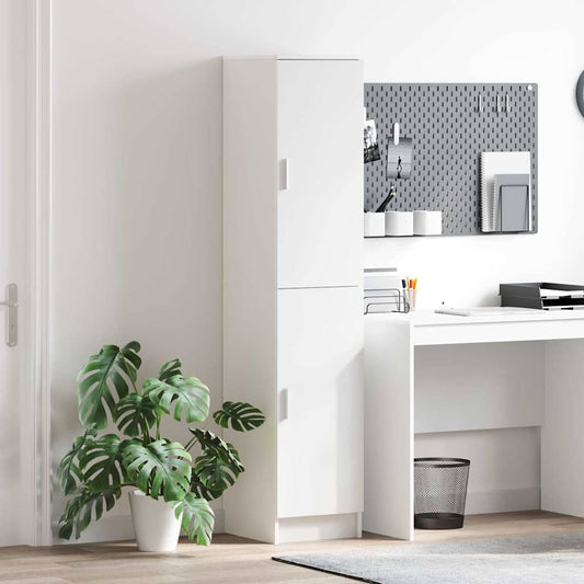 Highboard White 35 x 39 x 168 cm Engineered wood