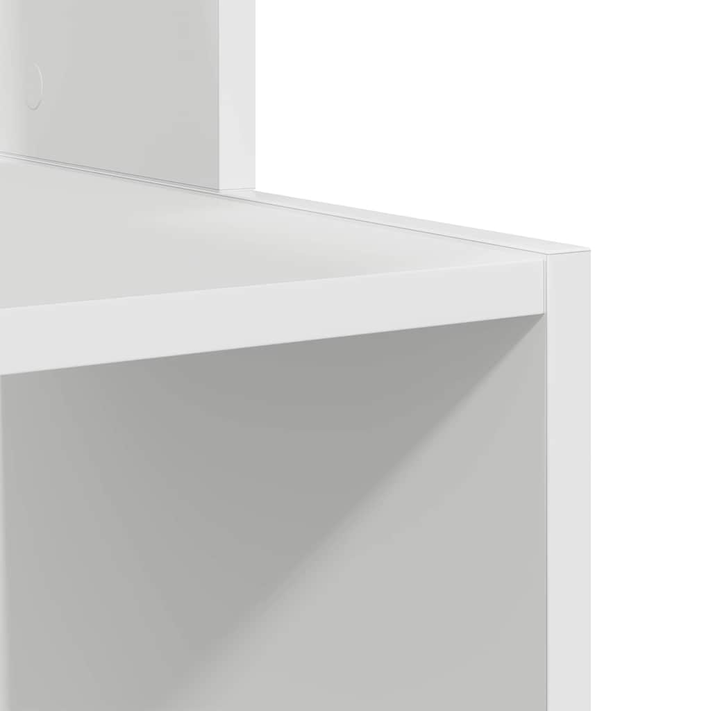 Desk with Shelf White 106 x 40 x 88.5 cm Engineered Wood