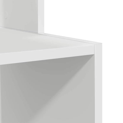 Desk with Shelf White 106 x 40 x 88.5 cm Engineered Wood