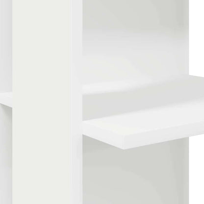 Corner Desk with Storage with Shelf White 140 x 113.5 x 75 cm