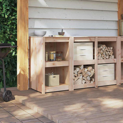 Kitchen Cabinet Brown 55 x 55 x 92 cm Solid Pine wood