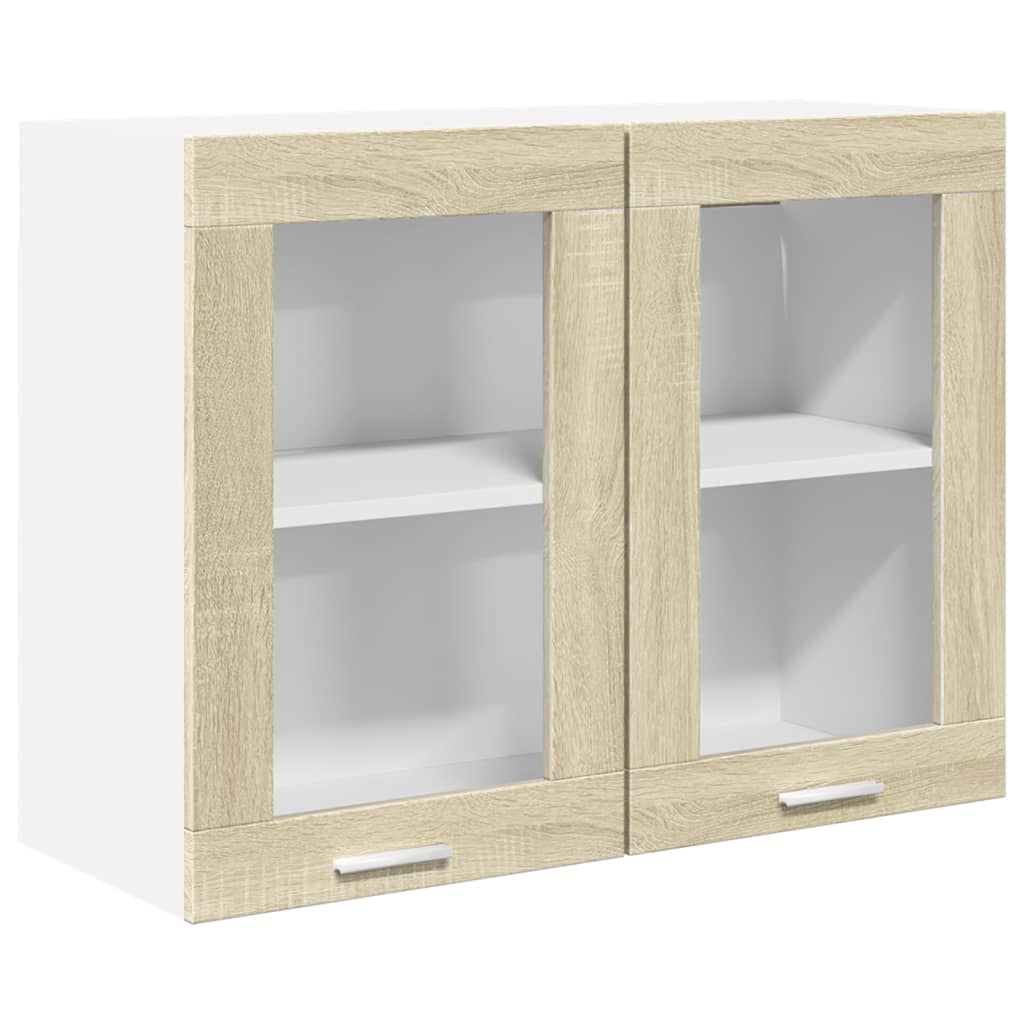 7 Piece Kitchen Cabinet Set Lyon Sonoma Oak Engineered Wood