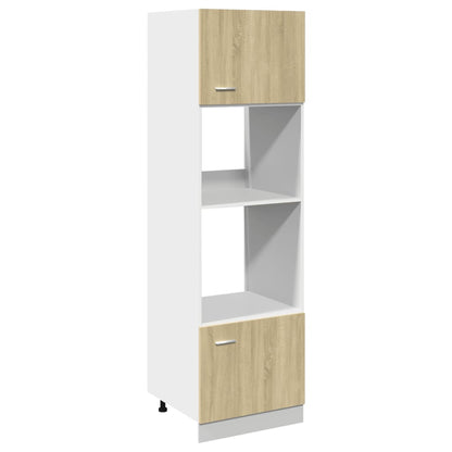 7 Piece Kitchen Cabinet Set Lyon Sonoma Oak Engineered Wood