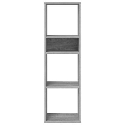 Book Cabinet Grey Sonoma 34x31x112 cm Engineered Wood