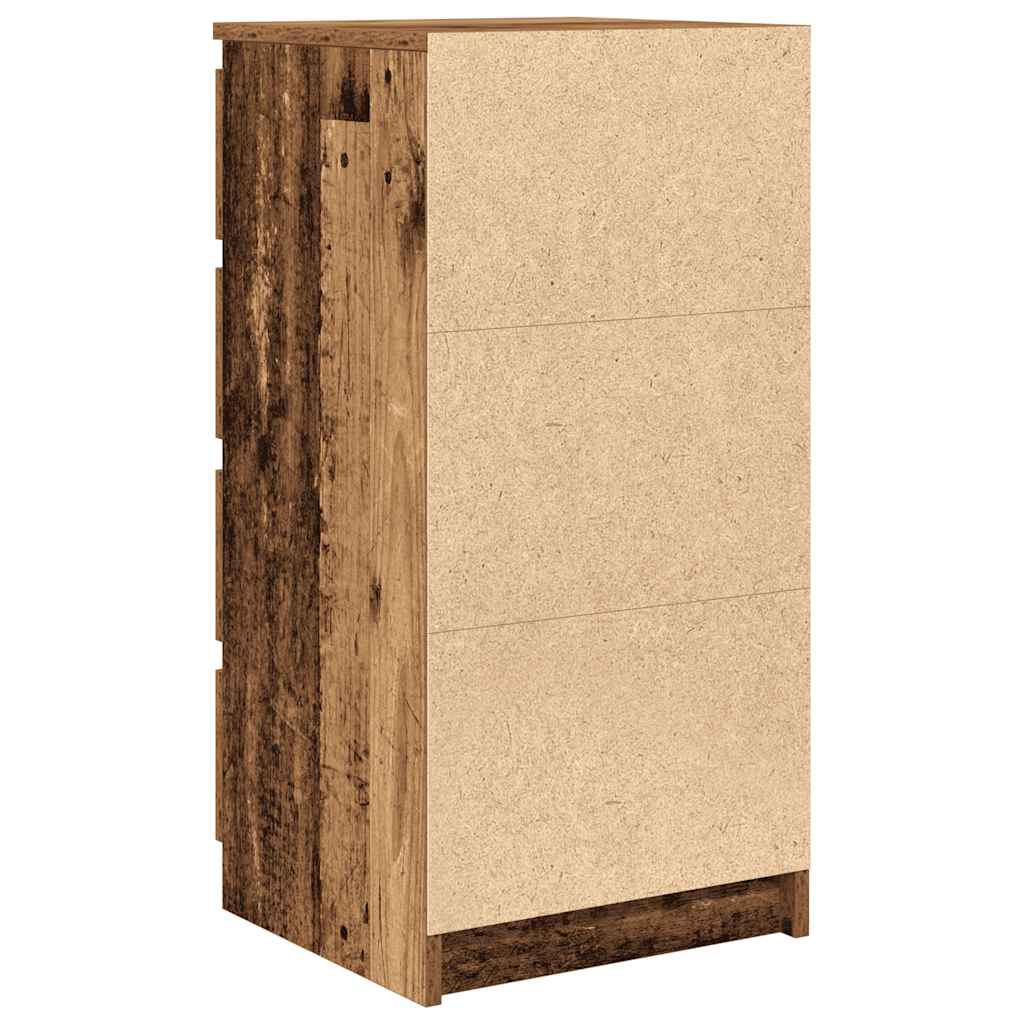 Sideboard Old Wood 37.5x35x76 cm Engineered Wood