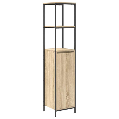 Bathroom Furniture Set 3 pcs Sonoma oak 90 x 34.5 x 60 cm