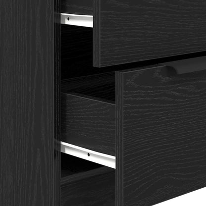Sideboard with Drawer Black 60 x 30 x 70 cm Engineered wood