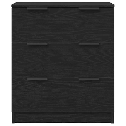 Sideboard with Drawer Black 60 x 30 x 70 cm Engineered wood