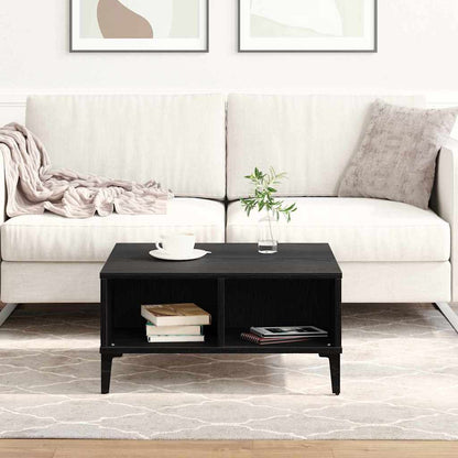 Coffee Table Black oak 60 x 60 x 30 cm Engineered wood