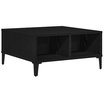 Coffee Table Black oak 60 x 60 x 30 cm Engineered wood