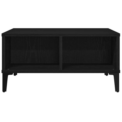 Coffee Table Black oak 60 x 60 x 30 cm Engineered wood