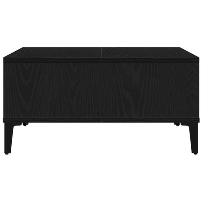 Coffee Table Black oak 60 x 60 x 30 cm Engineered wood