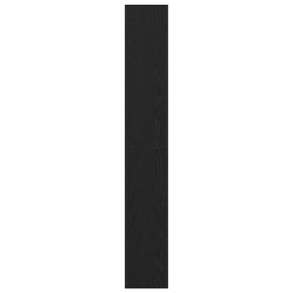 Book Cabinet Black oak 40 x 30 x 198 cm Engineered Wood