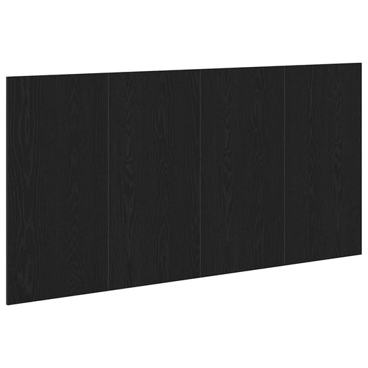 Headboard Black oak 160 x 1,5 x 80 cm Engineered wood