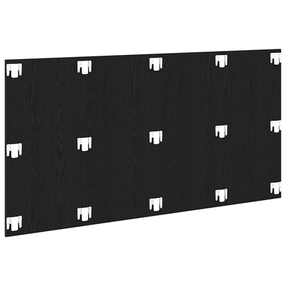 Headboard Black oak 160 x 1,5 x 80 cm Engineered wood