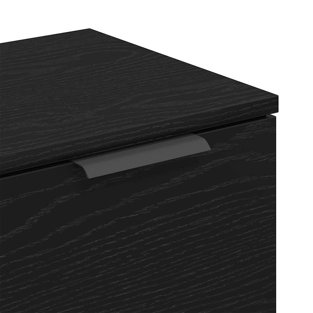 Sideboard with Drawer Black 60 x 30 x 70 cm Engineered wood