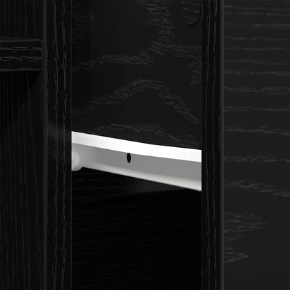 Sideboard with Drawer Black 60 x 30 x 70 cm Engineered wood