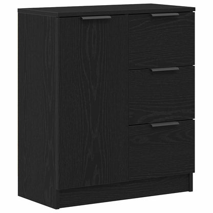 Sideboard with Drawer Black 60 x 30 x 70 cm Engineered wood