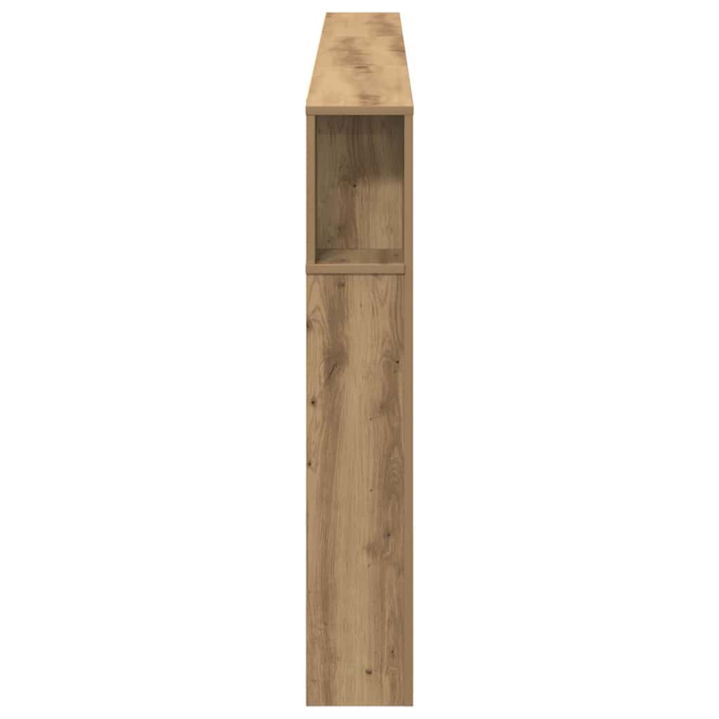 Headboard Cabinet 220 x 18,5 x 104,5 cm Engineered wood