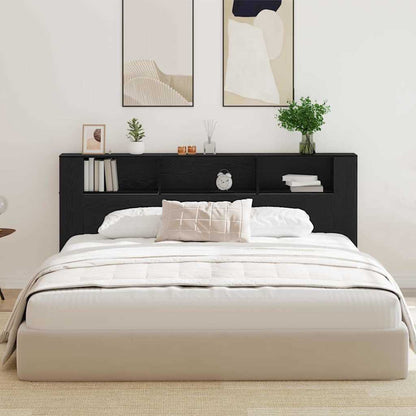 Headboard Cabinet 220 x 18,5 x 104,5 cm Engineered wood