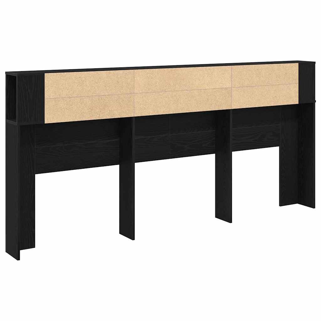 Headboard Cabinet 220 x 18,5 x 104,5 cm Engineered wood