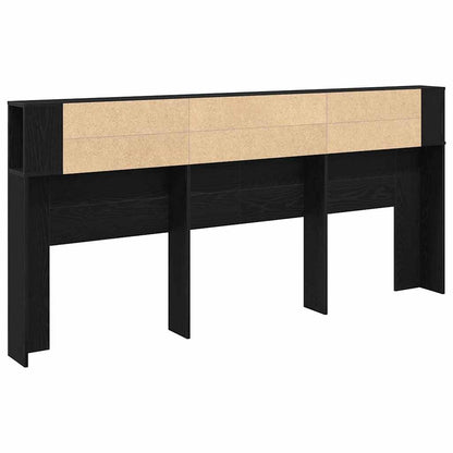 Headboard Cabinet 220 x 18,5 x 104,5 cm Engineered wood