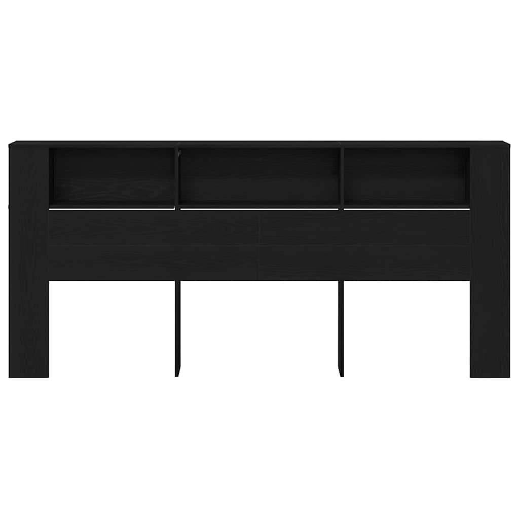 Headboard Cabinet 220 x 18,5 x 104,5 cm Engineered wood