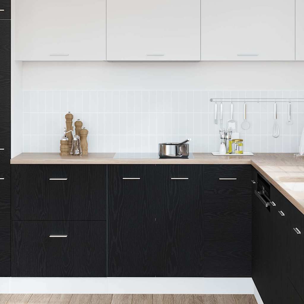 Bottom Cabinet Black Oak 60x46x81.5 cm Engineered Wood