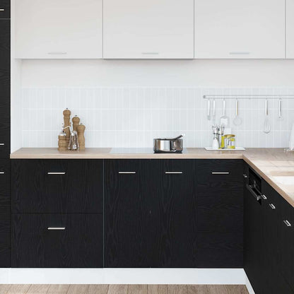 Bottom Cabinet Black Oak 60x46x81.5 cm Engineered Wood