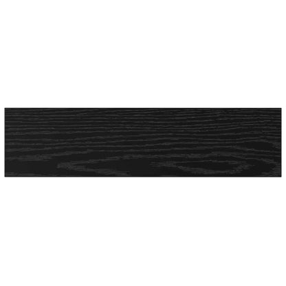 Bookshelf Board 4 pcs Black 40 x 10 x 1.5 cm Engineered wood