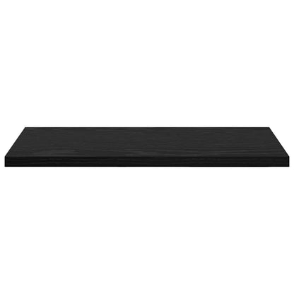 Bookshelf Board 4 pcs Black 40 x 20 x 1.5 cm Engineered wood