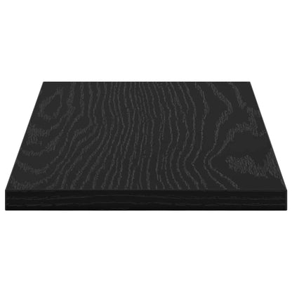 Bookshelf Board 4 pcs Black 40 x 20 x 1.5 cm Engineered wood