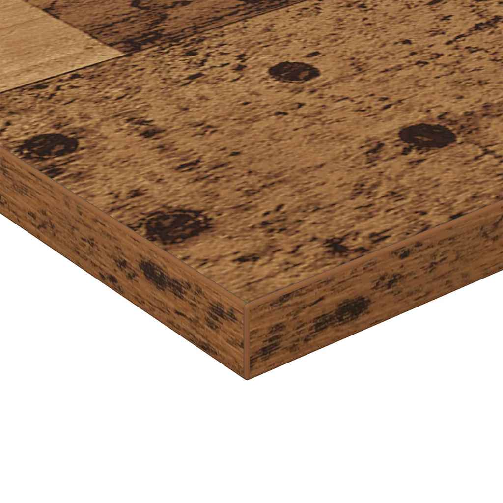 Bookshelf Board 4 pcs Brown 40 x 40 x 1.5 cm Engineered wood