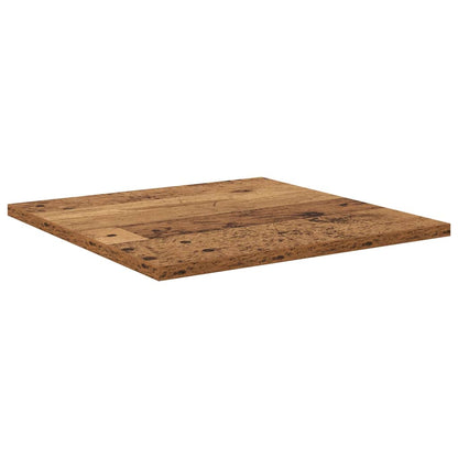 Bookshelf Board 4 pcs Brown 40 x 40 x 1.5 cm Engineered wood
